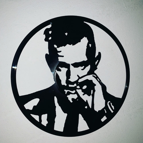 Vinyl art - Conor McGregor mma ručně vyřezáno