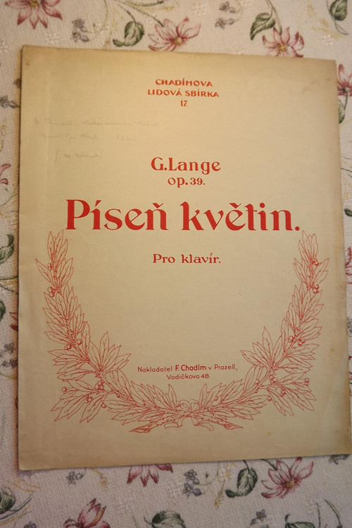 Píseň květin - G. Lange