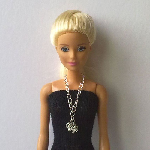 Šperky pro Barbie - řetízkový náhrdelník — foto 1