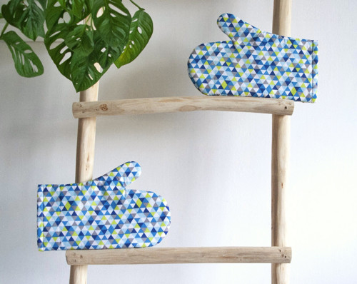 Chňapky MOSAIC GREEN-BLUE — foto 1