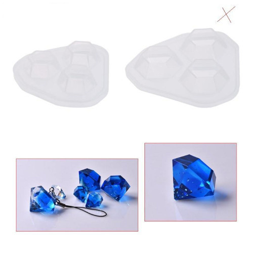 Silikonová forma - přívěšek diamant vel.L — foto 1