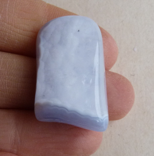 Chalcedon modrý krajkový - 3,1 cm - Extra