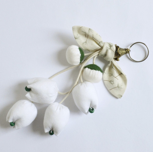 Přívěsek - tulipány bílé — foto 1