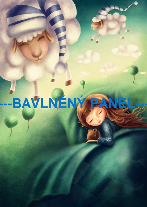 Bavlněný panel - varianty velikostí / 11 x 15cm — foto 1