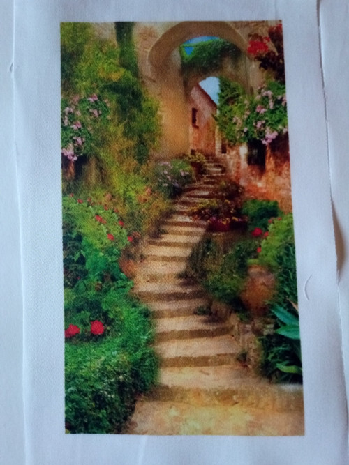Bavlněná látka - panel 11 x 20 cm — foto 1