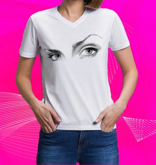 Dámské tričko oči , Design Apron Fashion č.85