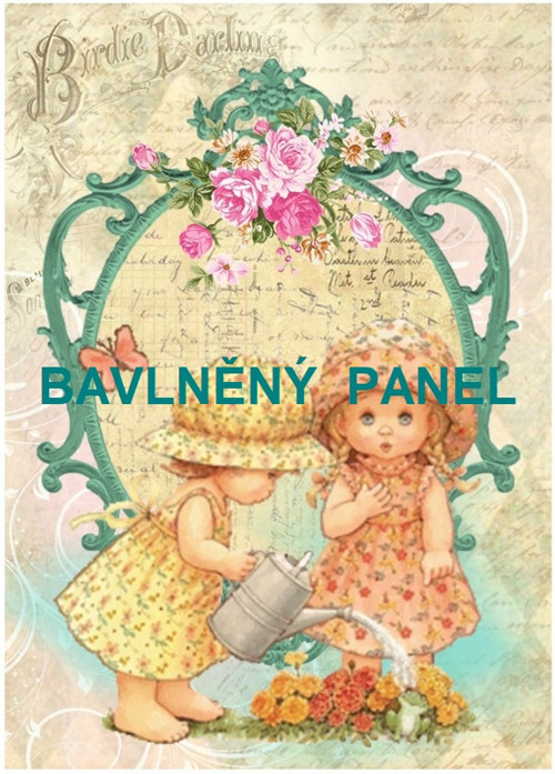 Bavlněná látka - panel 14x20 cm — foto 1