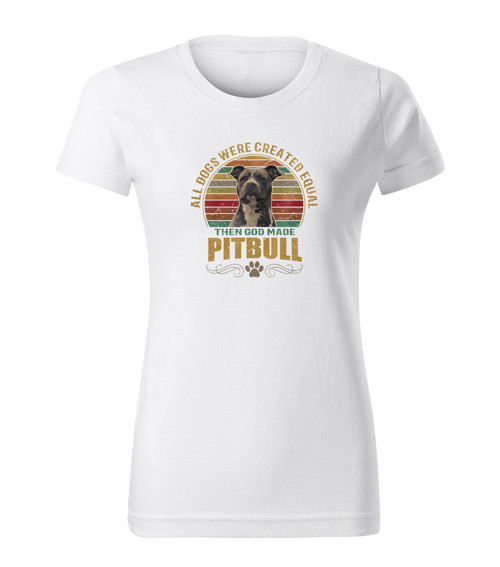 Tričko Retro Pitbullterrier