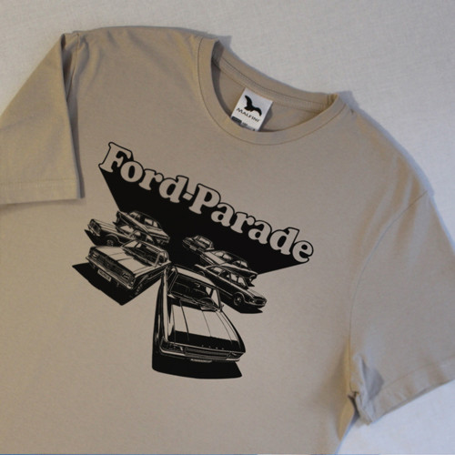 TRIKO s motivem - Ford Parade 70's - L ledově šedá