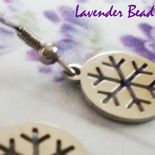 Náušnice Snowflake — foto 1