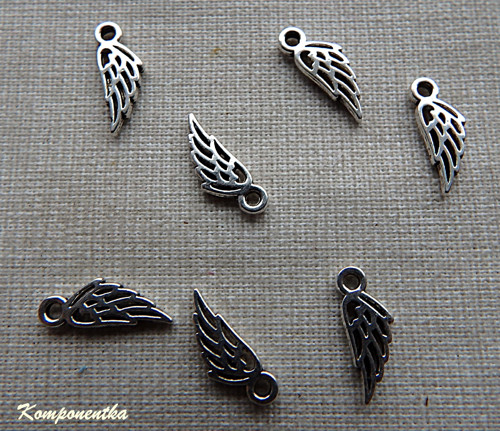 Přívěšek ve tvaru křídla 5x14mm 4kusy