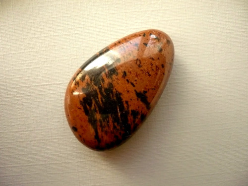 Placka - obsidián moka 37 mm, č.869w
