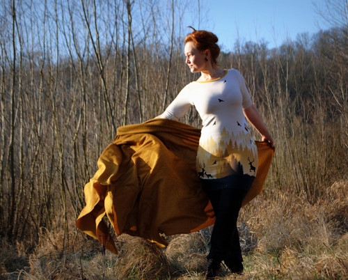 "Wild shadows", krátké šaty / tunika — foto 1