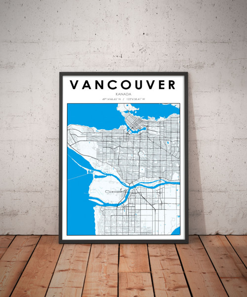 Mapa Vancouver — foto 1