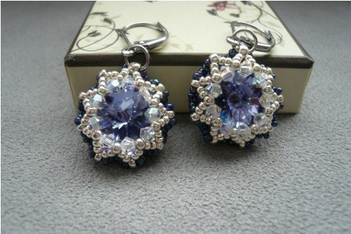 Náušnice Tanzanite