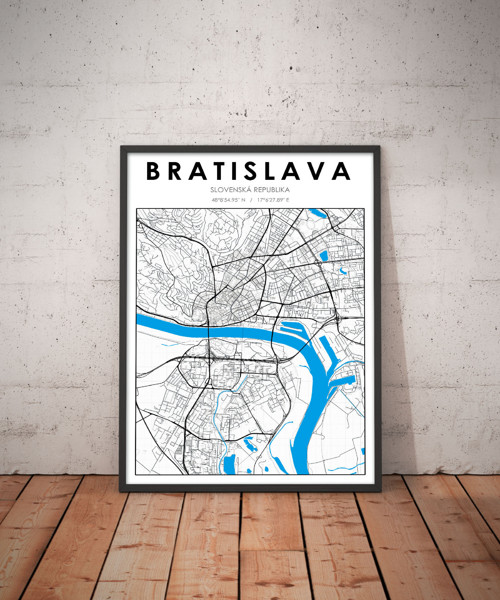 Mapa Bratislava