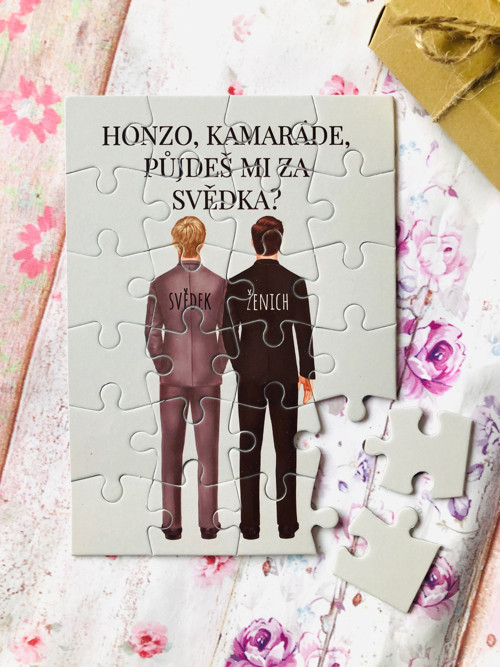 Puzzle pro svědka v šedé — foto 1