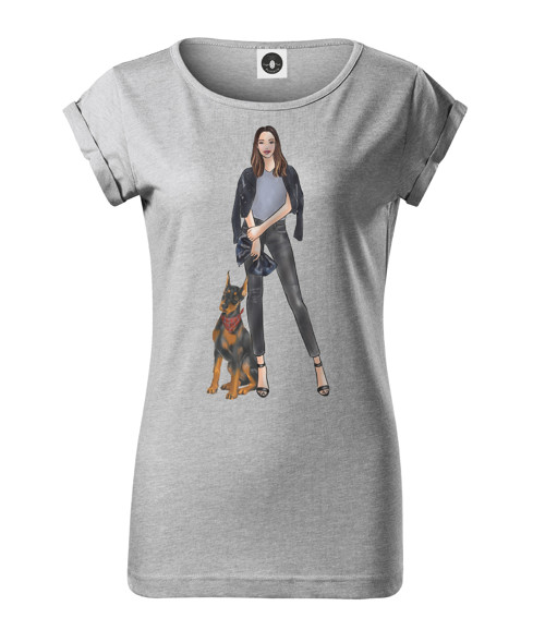 Tričko Doberman Girl
