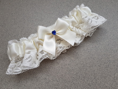 Krajkový ivory SW podvazek