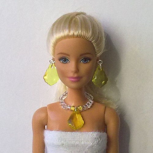 Šperky pro Barbie - náhrdelník, náušnice — foto 1