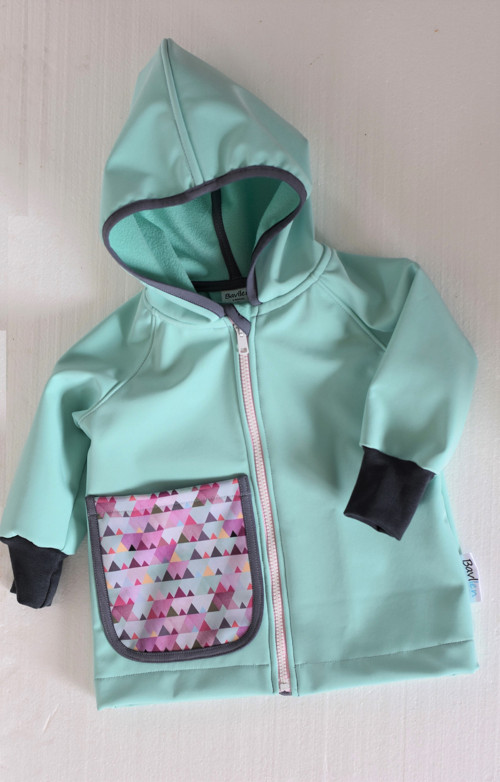 Softshell bundička s kapsou vel. 80 SKLADEM