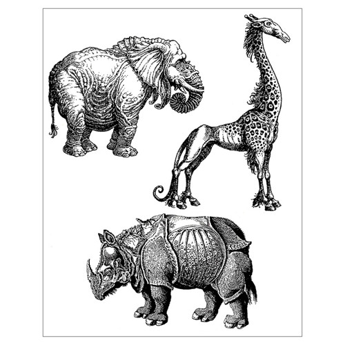 Silikonová razítka - Fantasy Animals