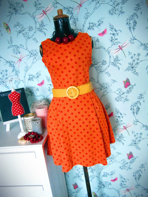 Retro orange&dots — foto 1