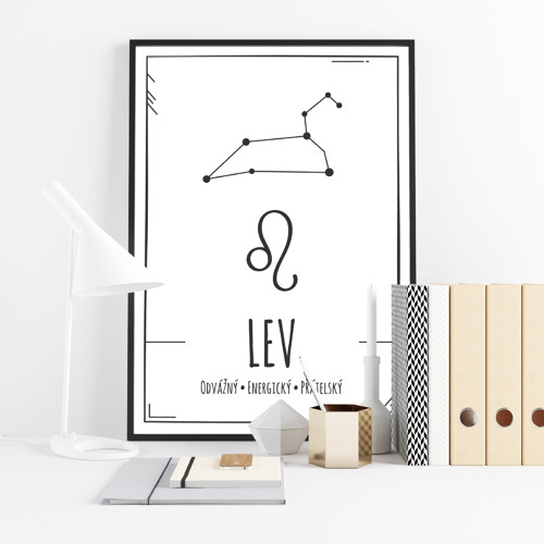 Znamení zvěrokruhu - LEV (Tisk i PDF)
