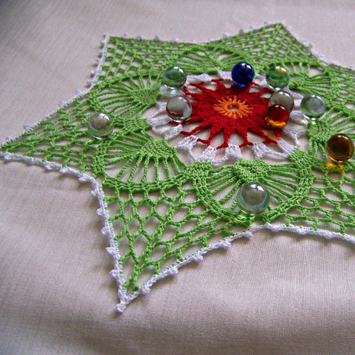 Háčkovaná mandala. — foto 1