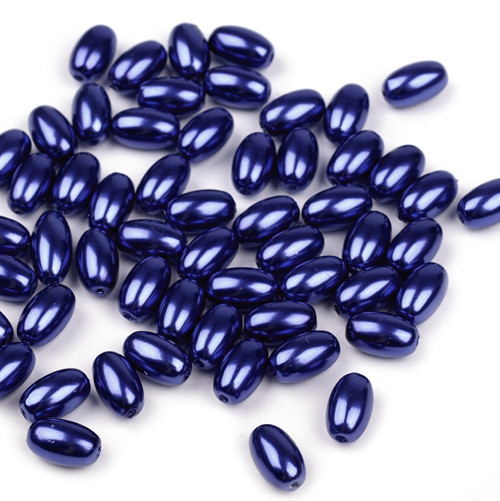 Akrylové oválky 6x10mm - 25 kusů