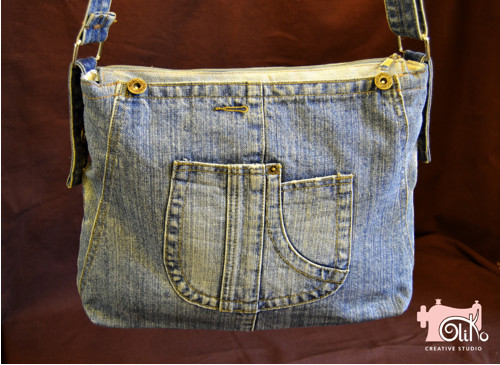 Riflová crossbody kabelka — foto 1