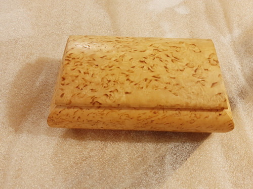 Krabička dřevěná březová oblá