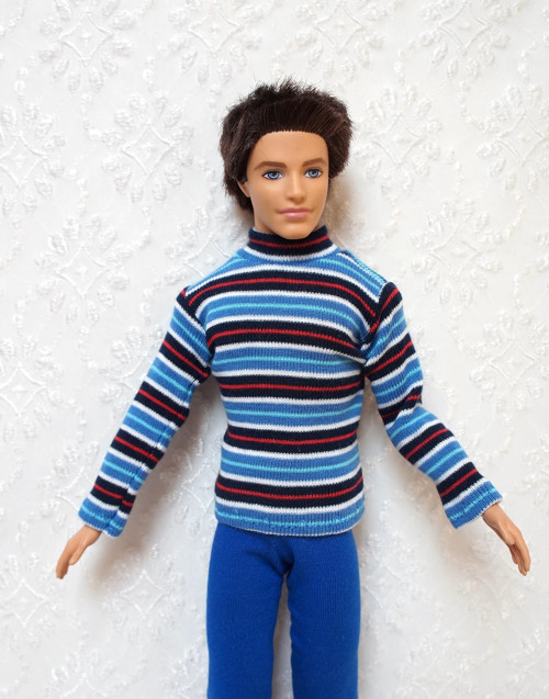 Pruhovaný svetr pro Kena — foto 1