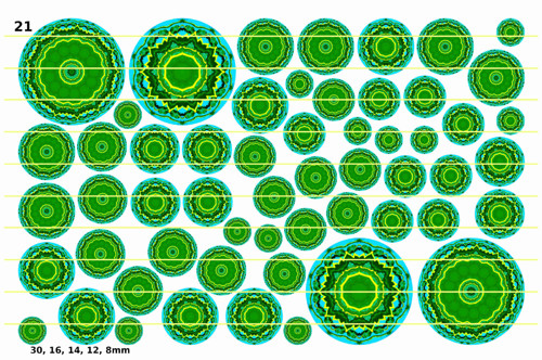 Č.21 - 8, 12, 14, 16, 30mm
