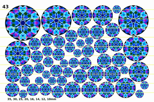 Č.43 - 10, 12, 14, 16, 20, 25, 30, 35mm