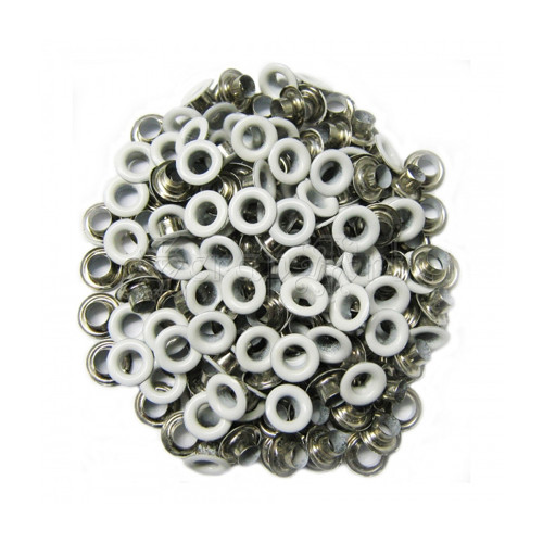 Průchodky - Eyelets White ⌀10mm 50 ks — foto 1