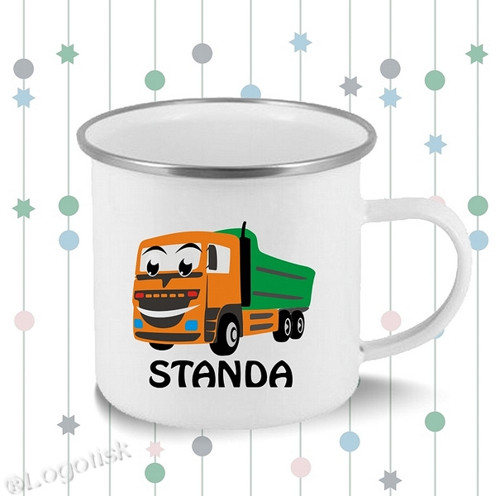 Plecháček pro děti Náklaďák a jménem na přání