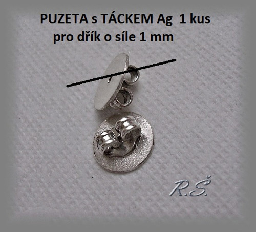 PUZETA ruční náhradní .. pro dřík o síle 1 mm