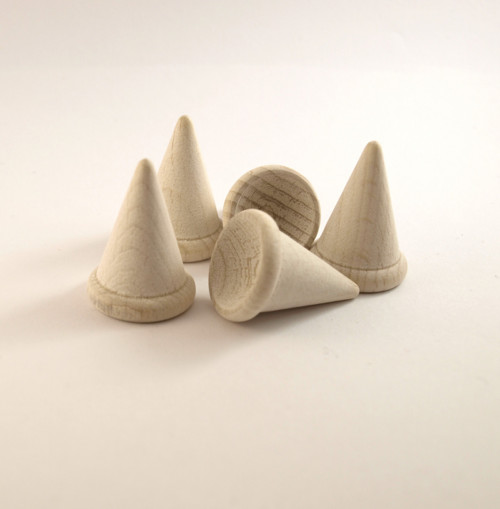 Dřevěné Figurky Klobouk Klaun 22mm GAMEWA (2ks)
