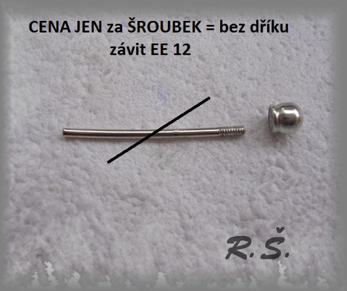 NÁHRADNÍ šroubek AG / 1 KUS /.. závit EE číslo 12