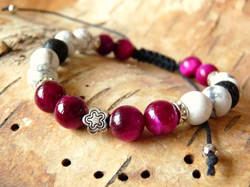 Shamballa Z Minerálů Do Růžovo Bíla