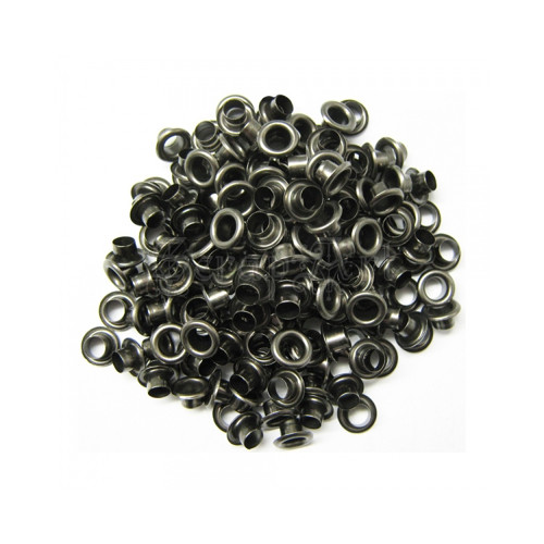 Průchodky - Eyelets Black Nickel ⌀9mm 50ks