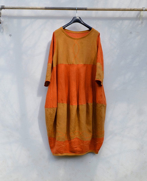 Boho chic / lněné maxišaty — foto 1