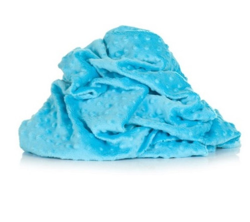 Metráž minky tyrkysové 380gr/m2