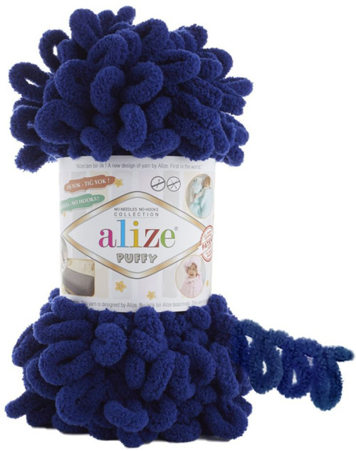 Příze Puffy - modrá 2 — foto 1