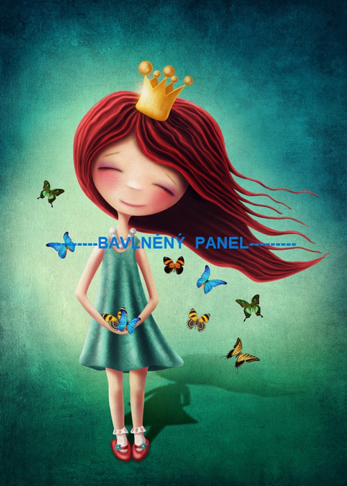 Bavlněný panel - varianty velikostí / 11 x 15cm