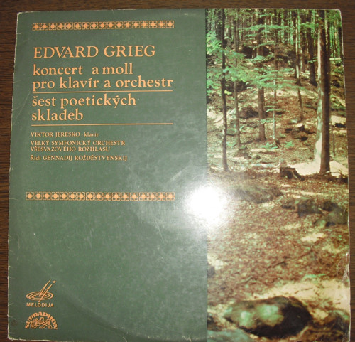 E. GRIEG: Koncert a moll, 6 skladeb, gramodeska — foto 1