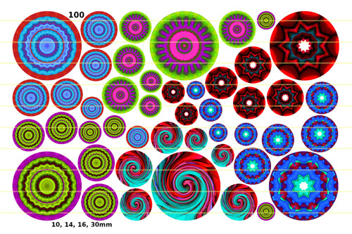 Č.100 - 10, 14, 16, 30mm
