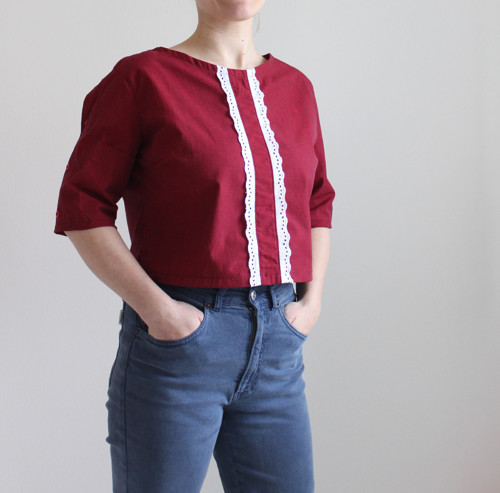 Upcyklovaná dámská halenka. — foto 1