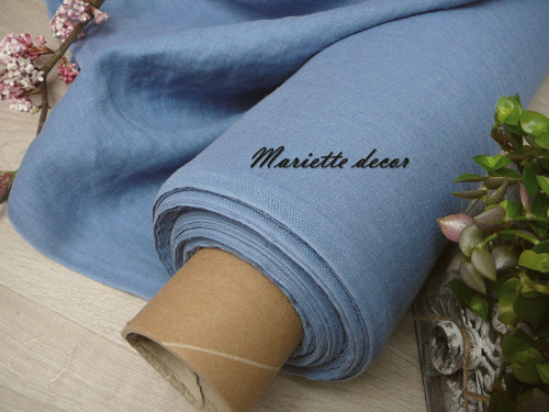 Odstín MEDIUM STEEL BLUE ..100% len metráž